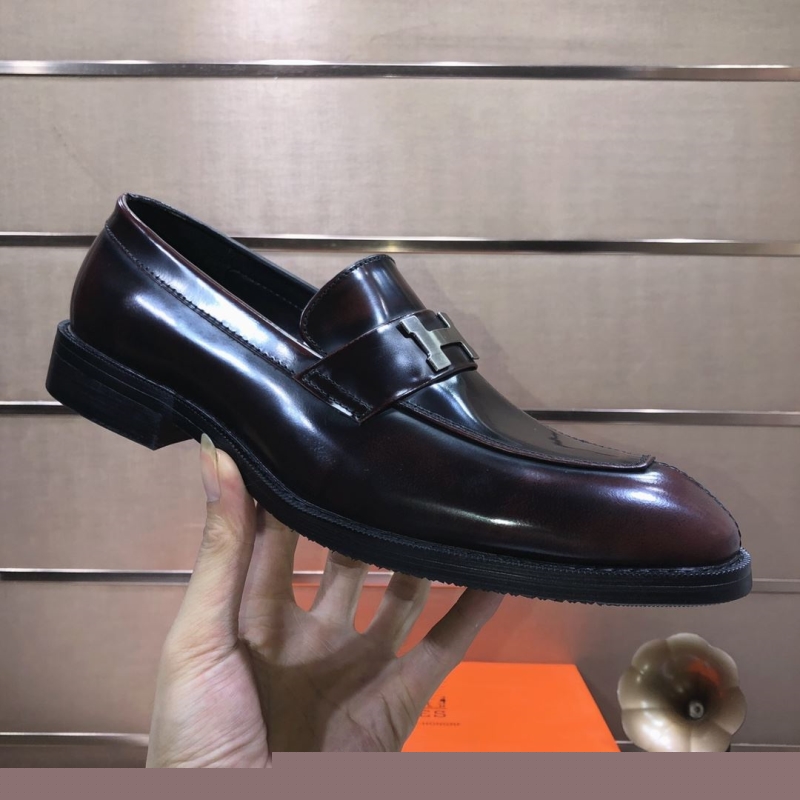 H**mes leather shoes